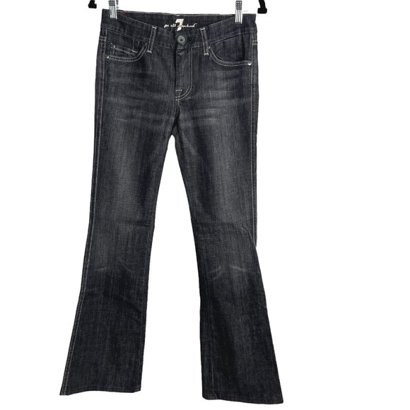 7 For All Mankind Denim - 7 For All Mankind "A" Pocket Low Rise Flare Jeans Women's Size 27 U130133U-133U